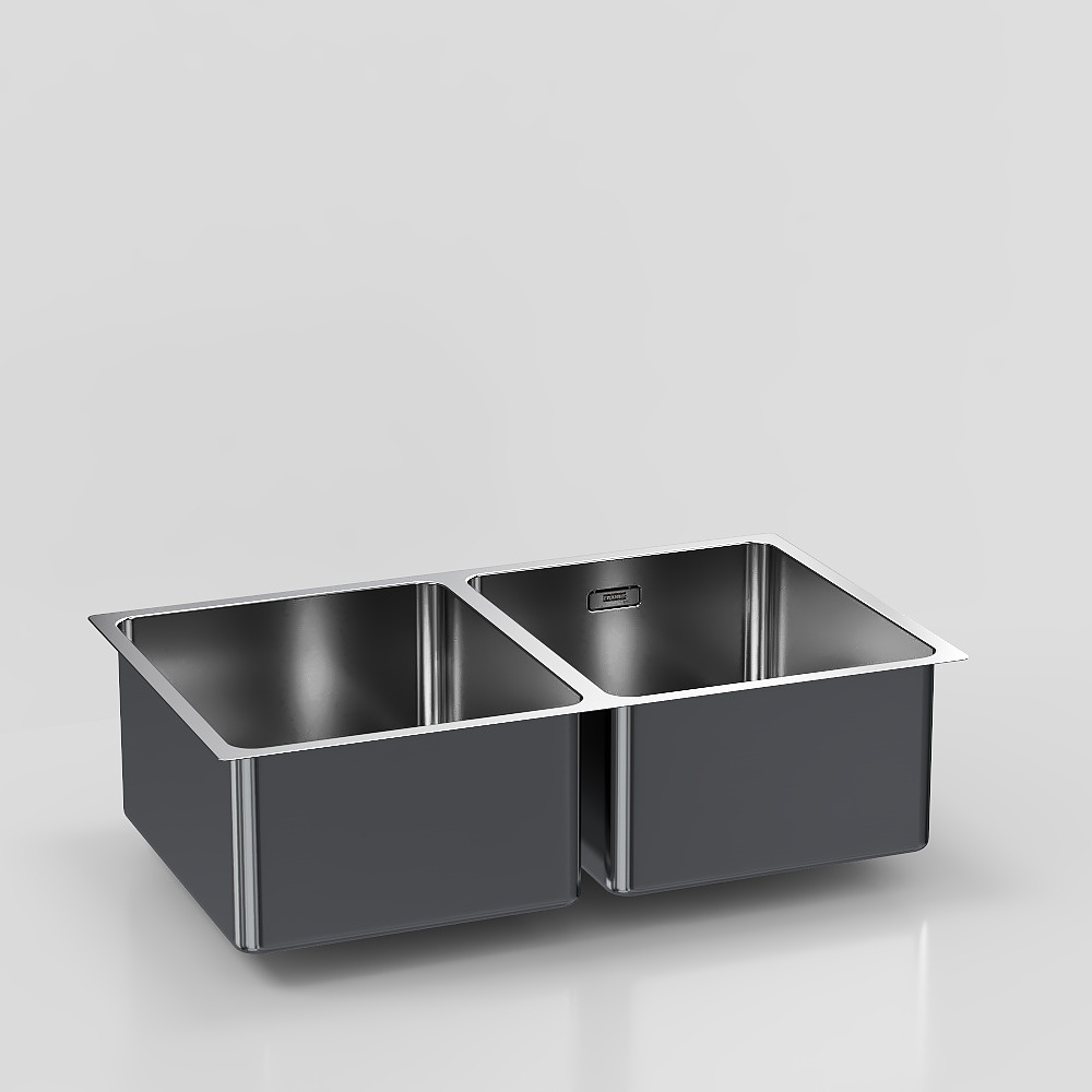 Modern stainless steel sink
