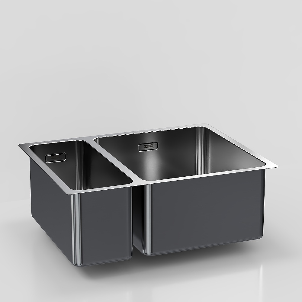 Modern stainless steel sink