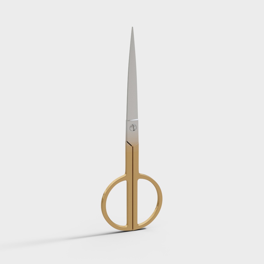 Modern metal scissors
