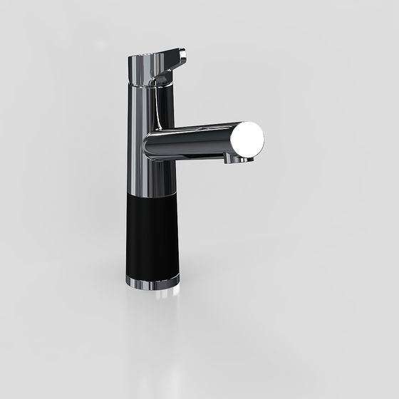 Stylish Low-Poly Faucet 3D model for Creative Spaces