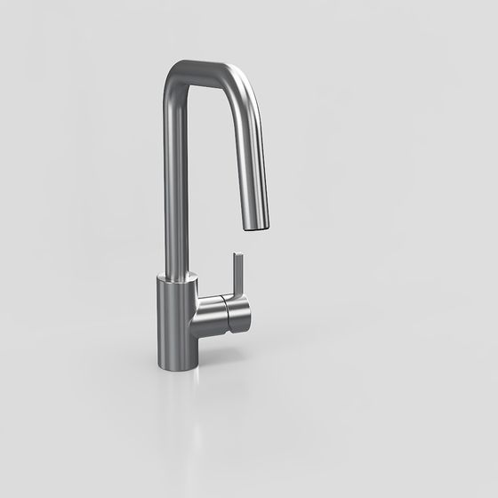 Sleek Low-Polygon Faucet 3D model