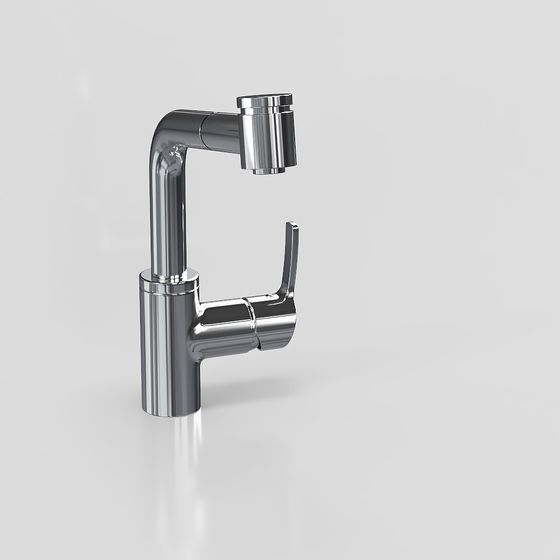 현대적인 금속 수전