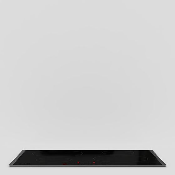 Stylish Electromagnetic Stove 3D model for Modern Kitchens