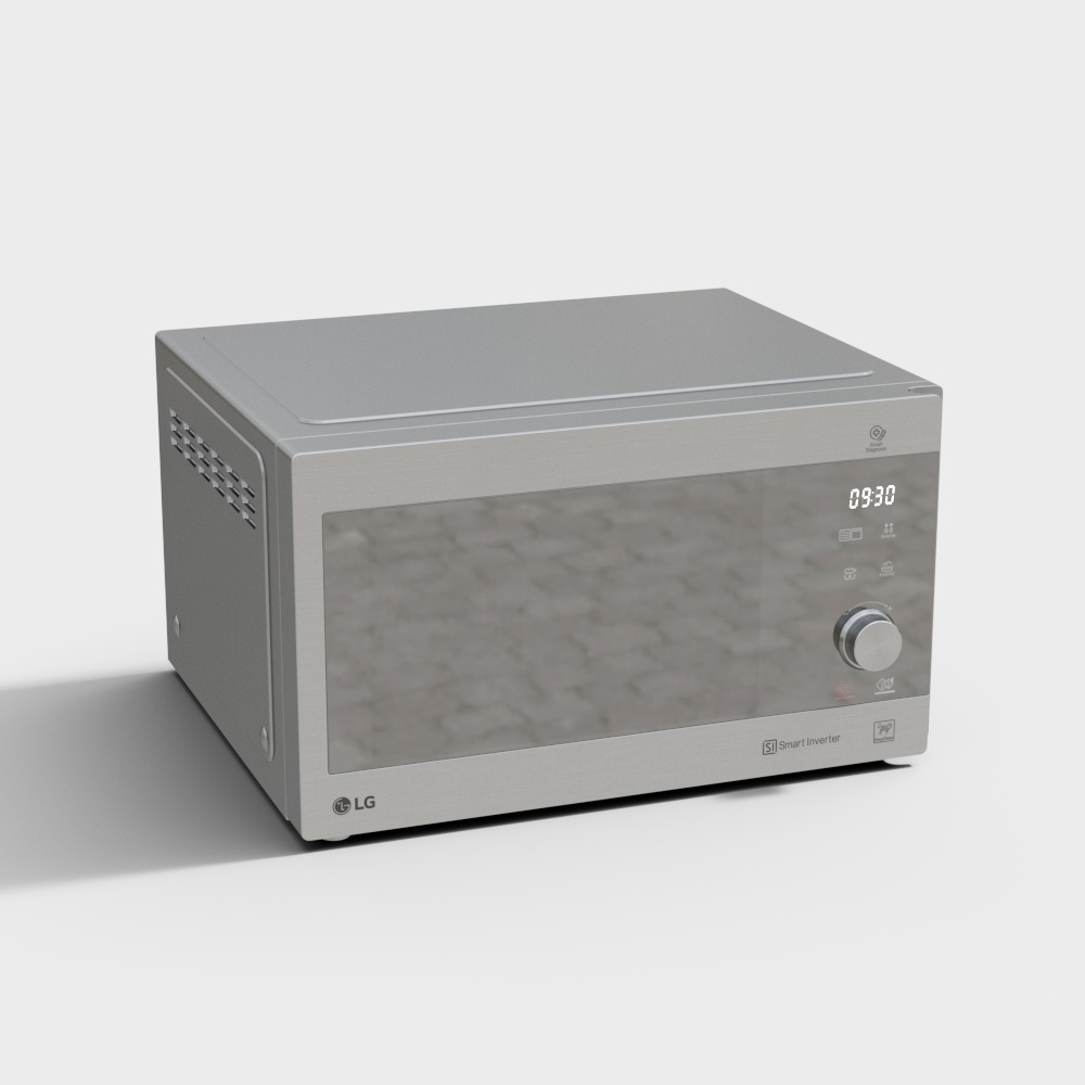 Horno microondas inteligente moderno