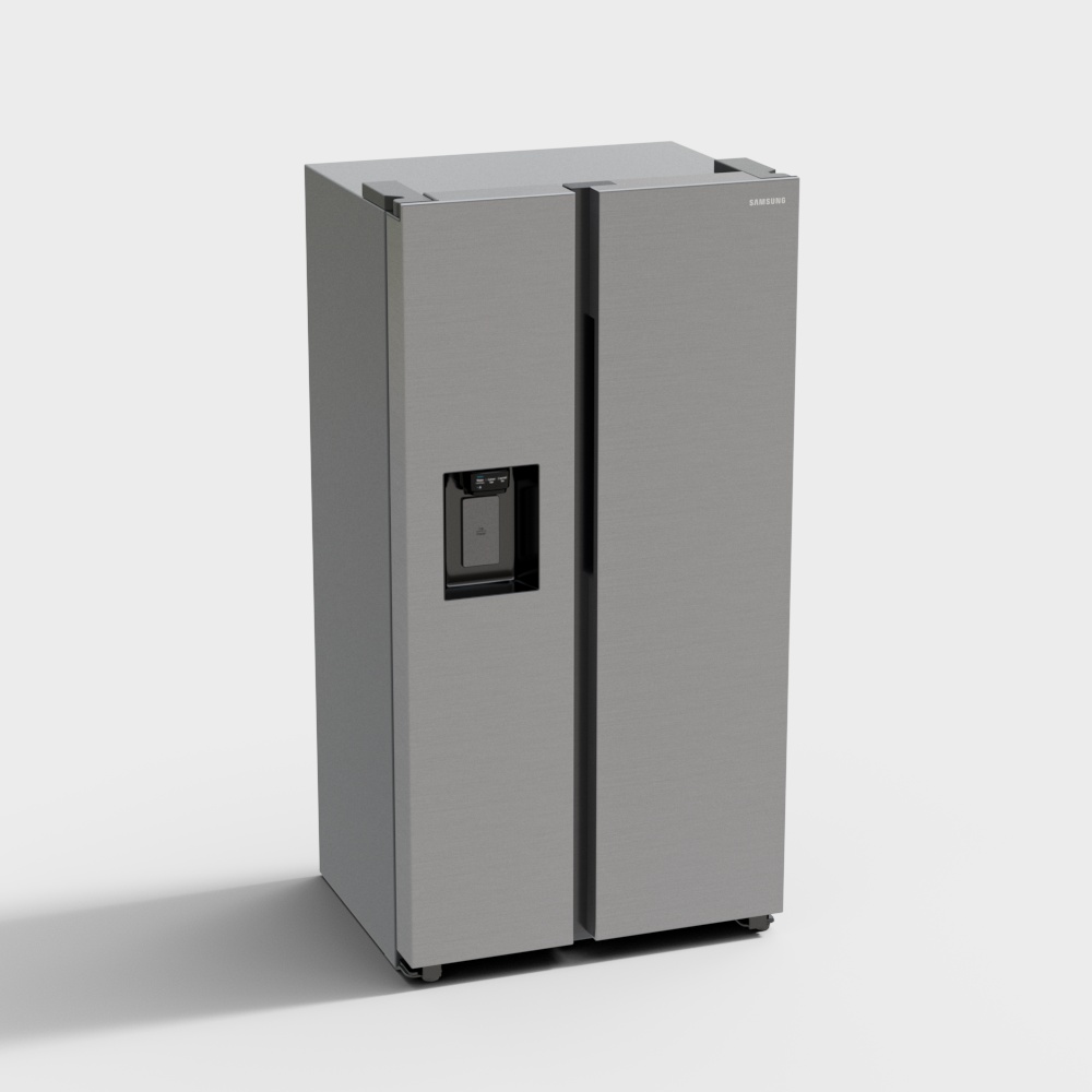 Réfrigérateur à double porte moderne