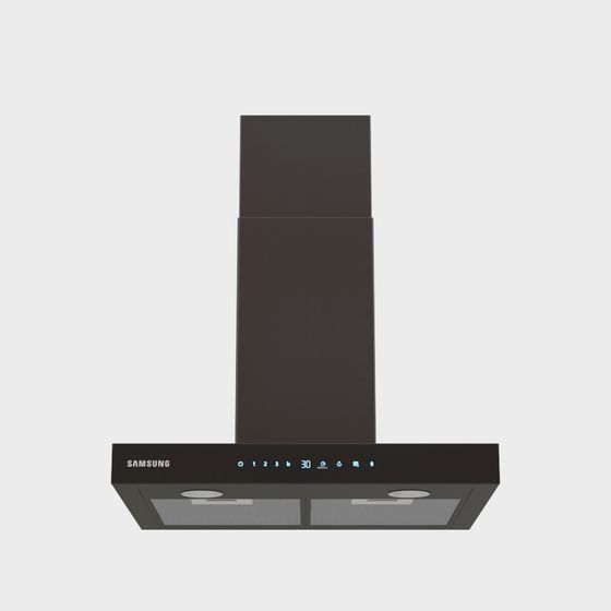 Elegant Samsung Range Hood 3D model for Modern Kitchens
