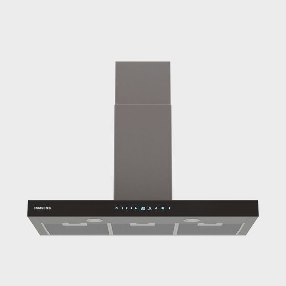 Sleek Samsung Range Hood 3D model for Modern Kitchens