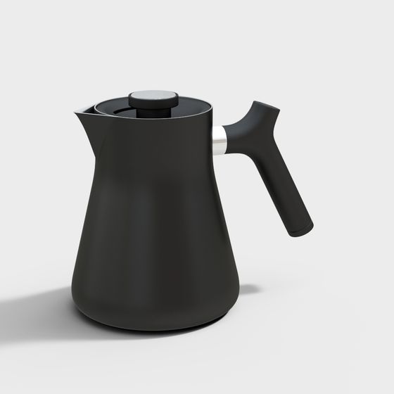 Stylish Coffee Pot 3D Model for Contemporary Use