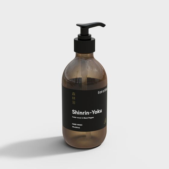 Shinrin-Yoku Hand Wash Bottle 3D model