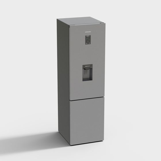 Contemporary Refrigerator 3D Model for Creative Projects