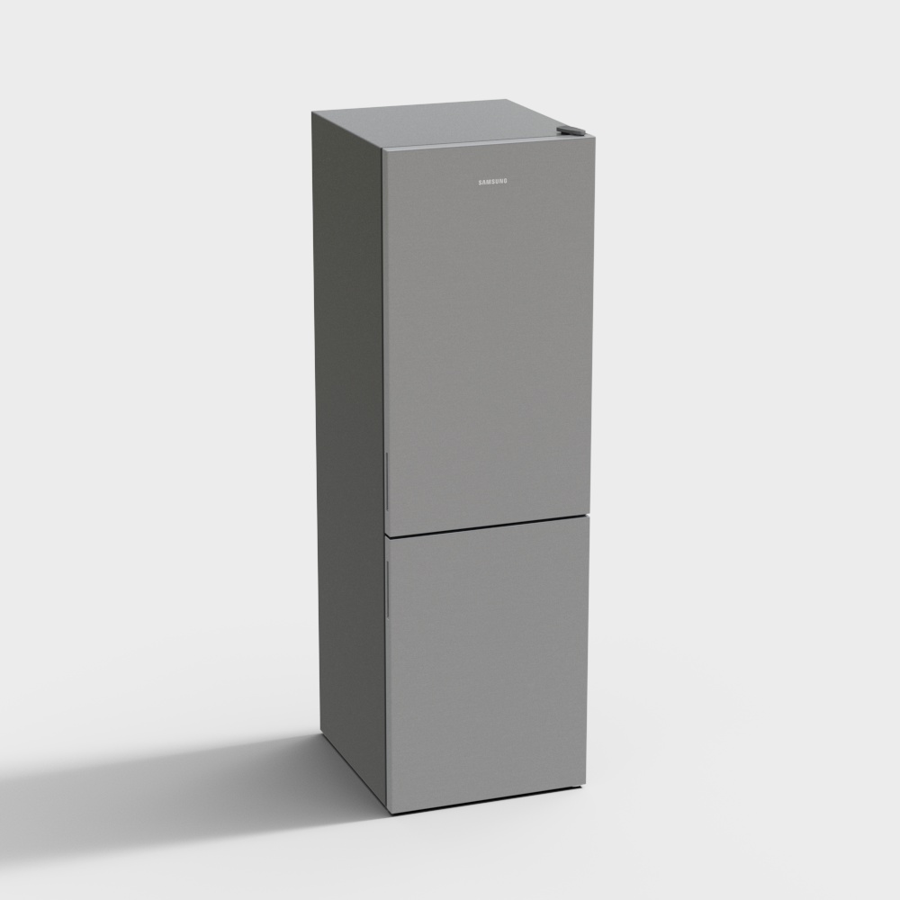 Modern Minimalist Refrigerator 3D model