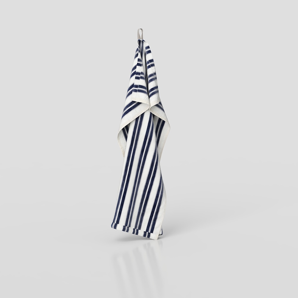 Modern cloth striped towel