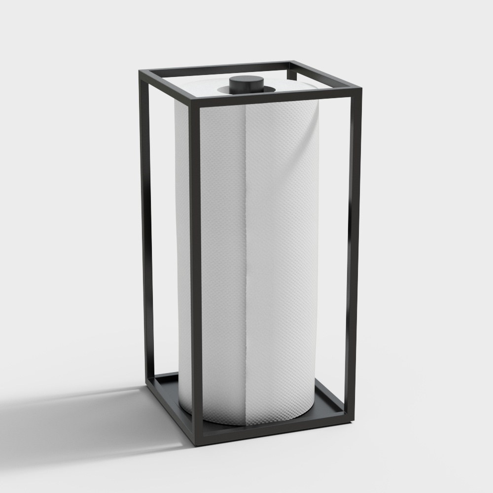 Modern kitchen paper towel holder