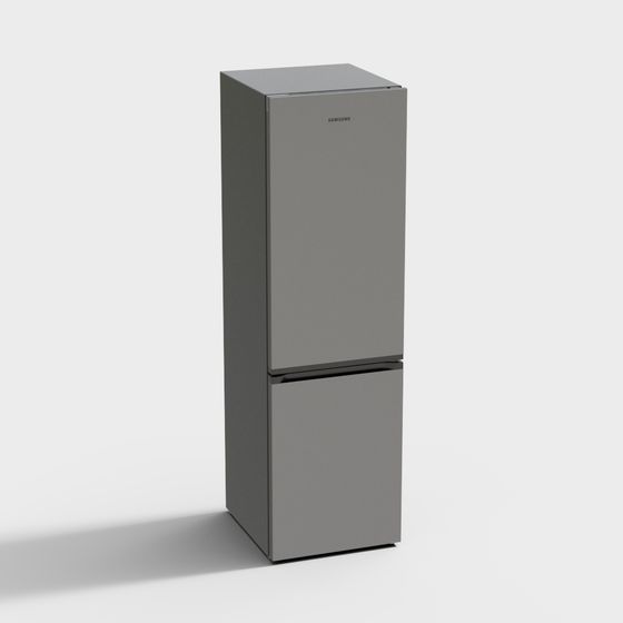 Minimalist Samsung Refrigerator 3D model for Modern Spaces