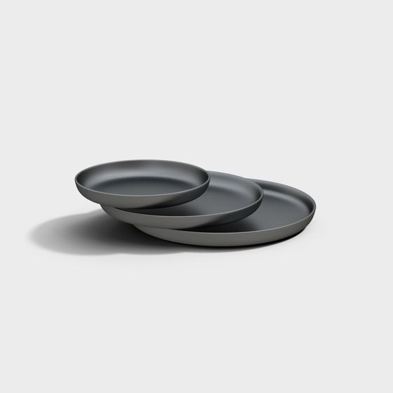 Minimalist Plates 3D model