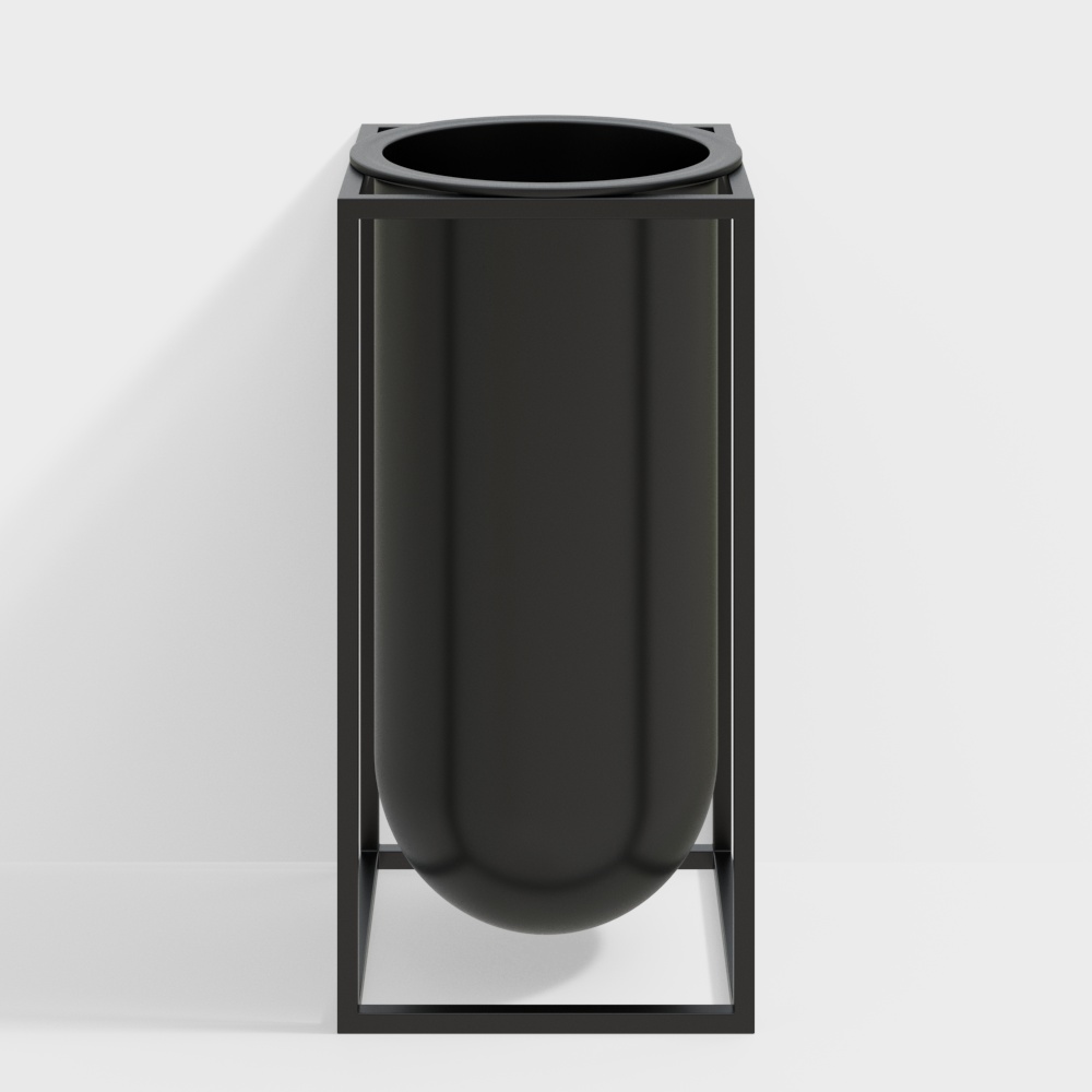 Cadre de plante en fer forgé de style nordique