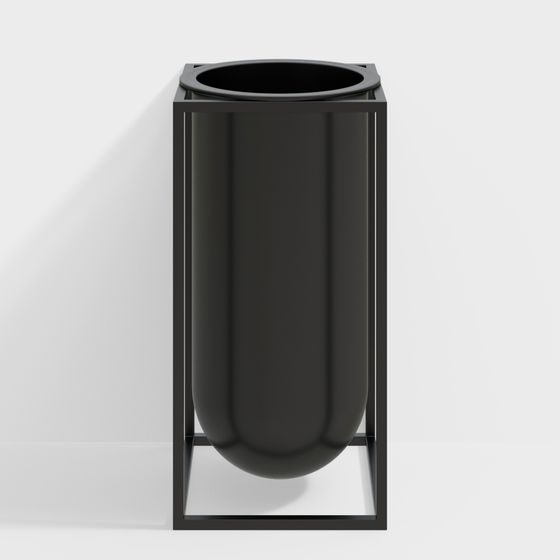 Cadre de plante en fer forgé de style nordique