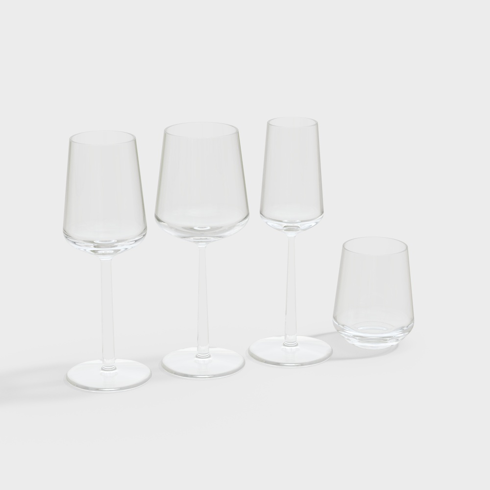 Modern glass glass combination