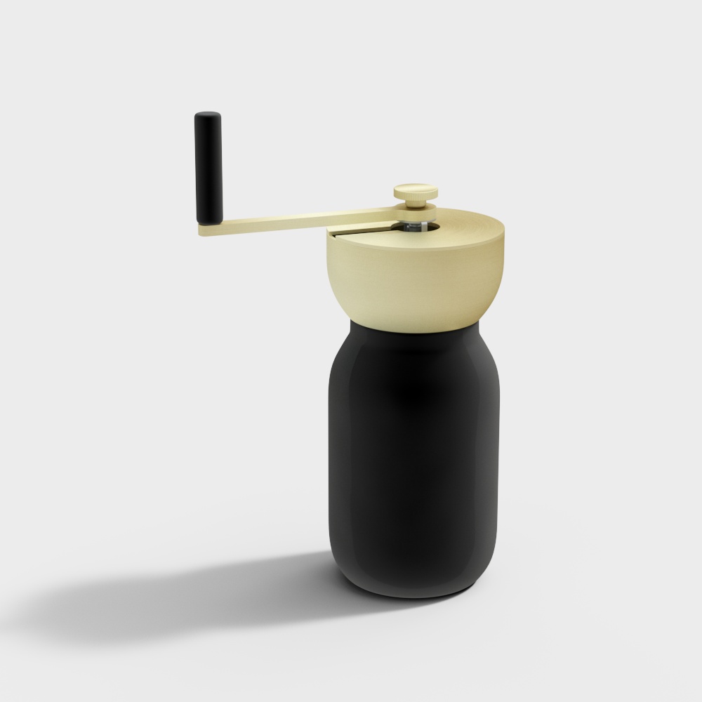 Stylish Coffee Grinder 3D model for Contemporary Design
