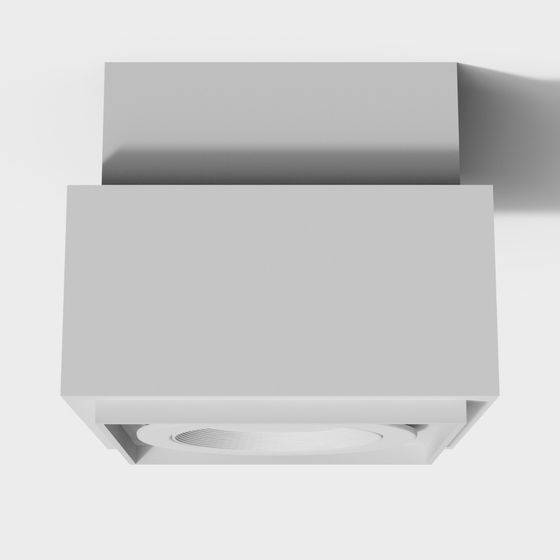 Floating Light Fixture 3D model