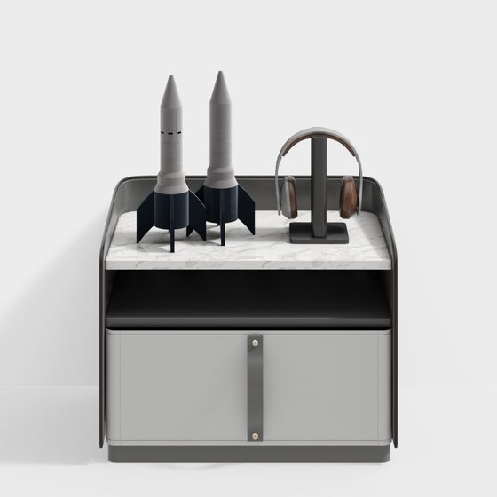 Futuristic Workbench 3D model for Creative Spaces