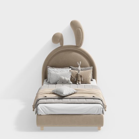 Rabbit Dream Bed 3D model