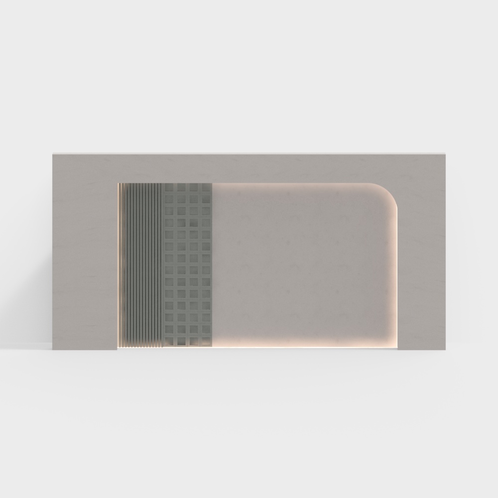 Wabi-sabi Cream wind background wall