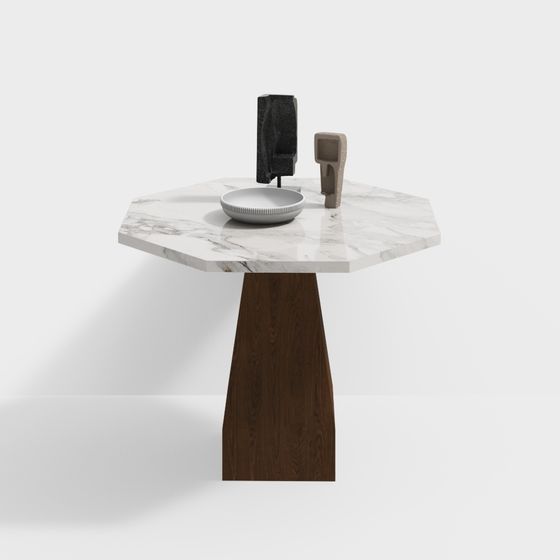 Stylish Urban Corner Coffee Table 3D model