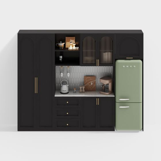 輕奢法式酒店酒櫃