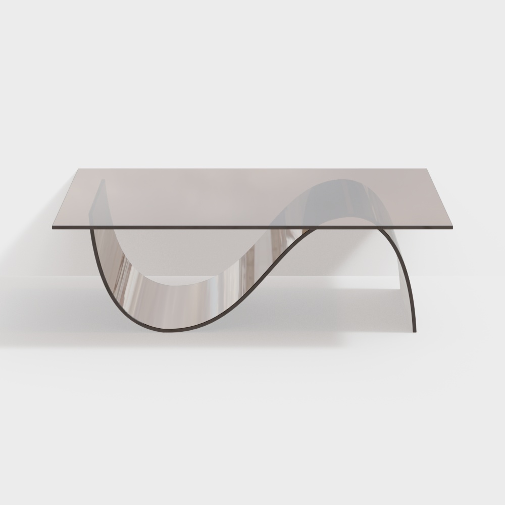 ToninCasa modern acrylic long coffee table