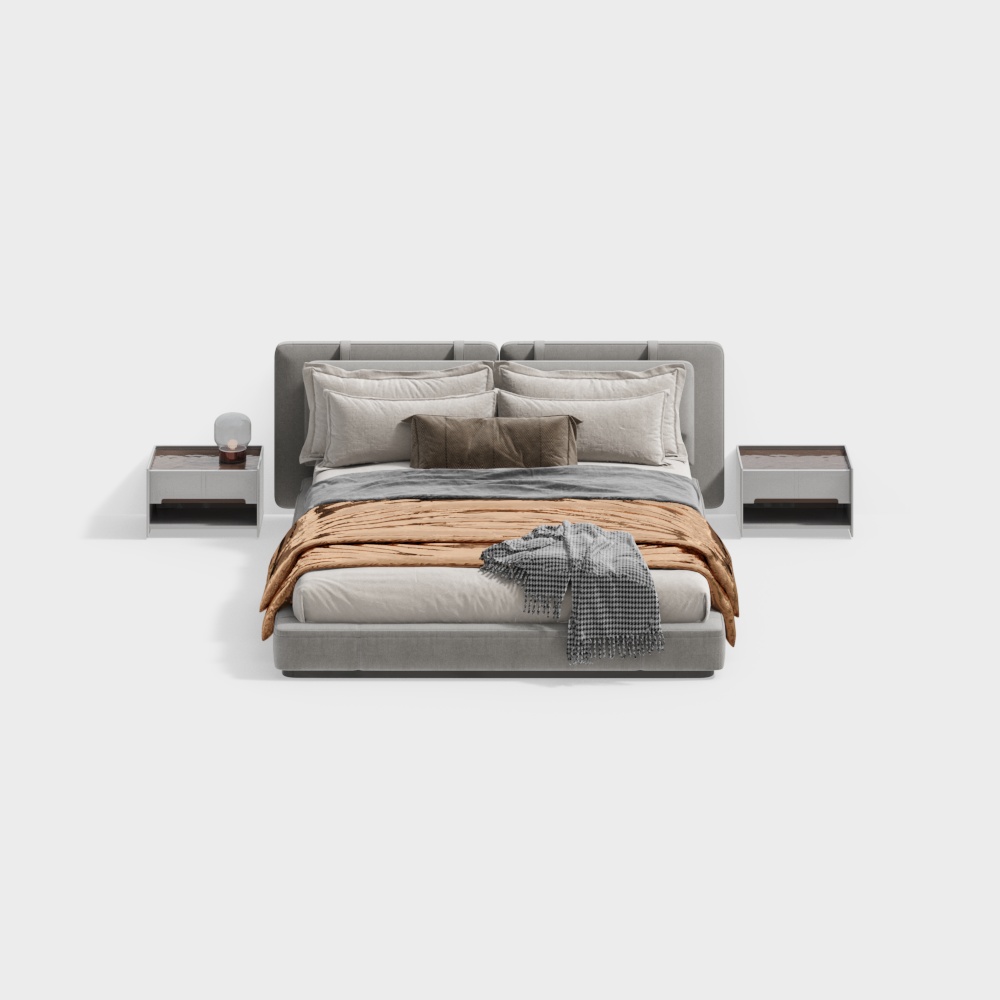 French bedroom double bed combination