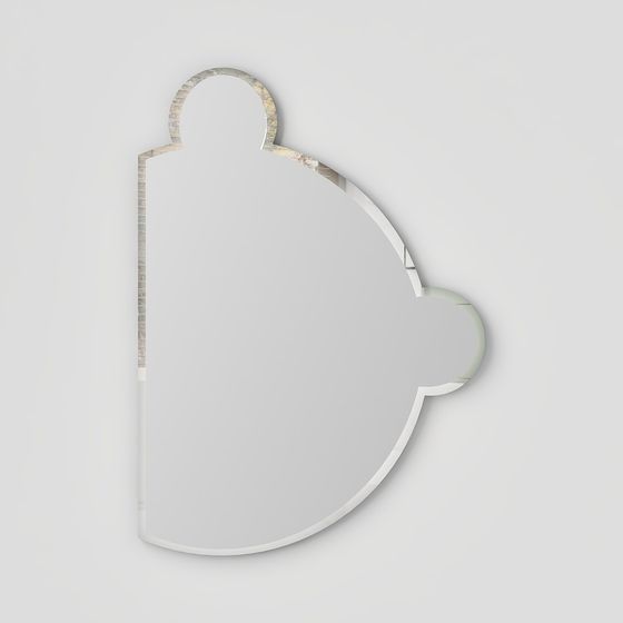 Elegant Low-Poly Mirror 3D model for Modern Interiors