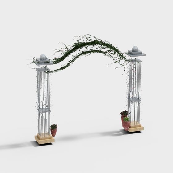 Green Archway 3D Model