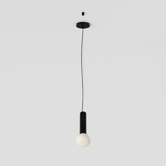 Modern Minimalist Low-Poly Pendant Light 3D model