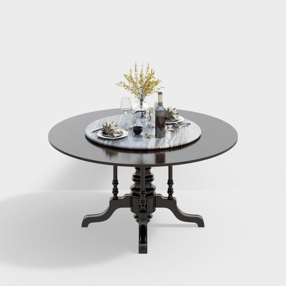 Elegant Dining Table 3D model
