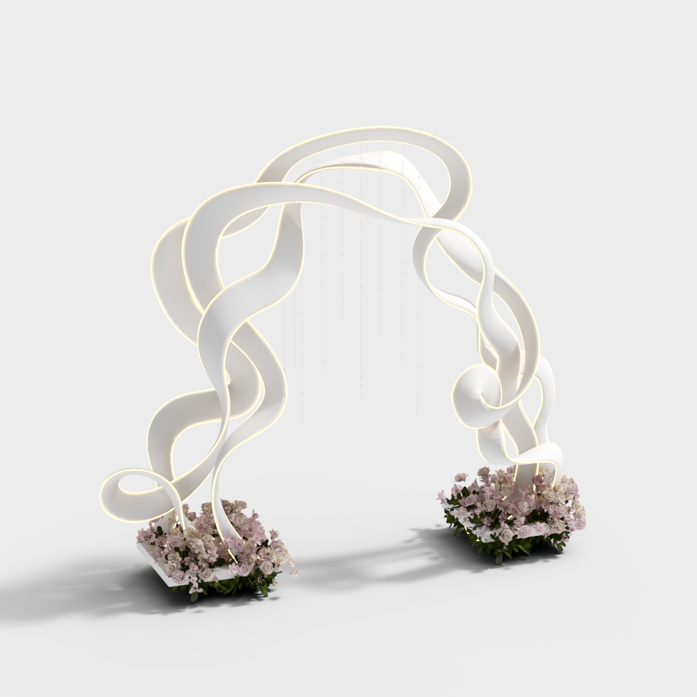 Modern Wedding Gate Flower Door Pillar