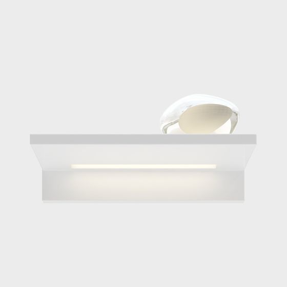 Minimalist Shelf with Orb 3D model