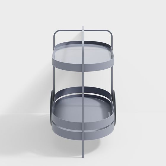 Sleek Streamlined Cart 3D model for Modern Design