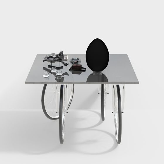 Unique Bicycle Table 3D Model for Modern Interiors