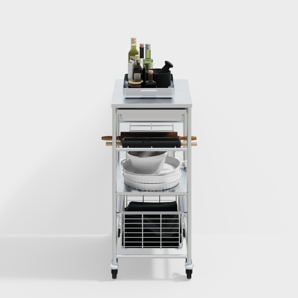 Elegant Restaurant Food Cart