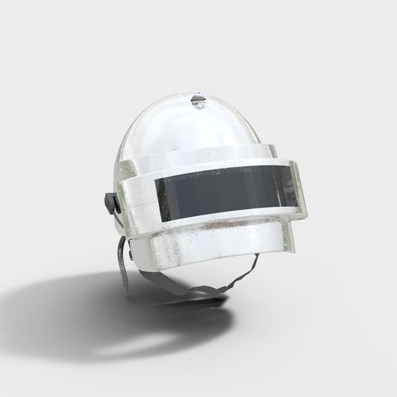 Futuristic Warrior Helmet 3D model