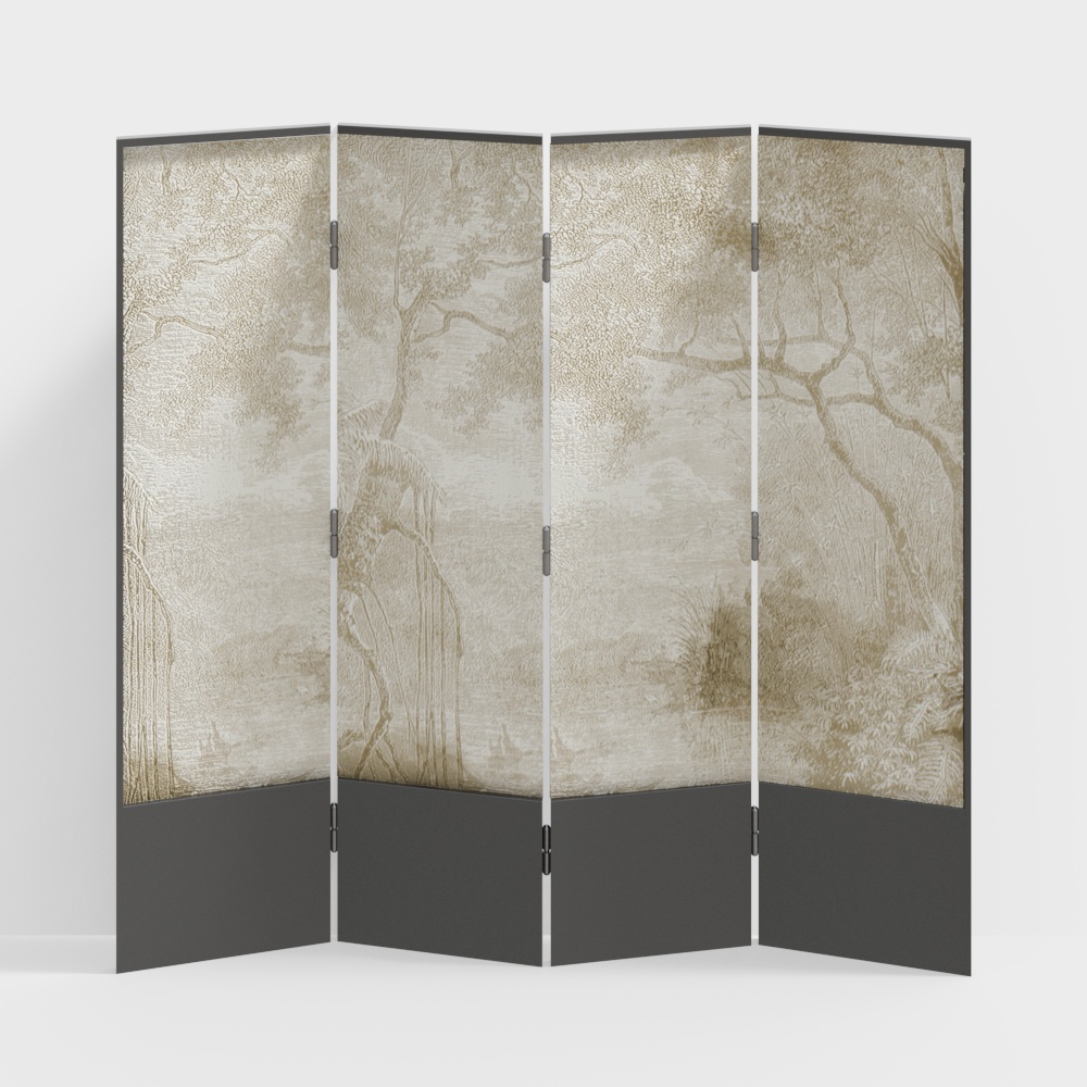 French Chinese style living room screen