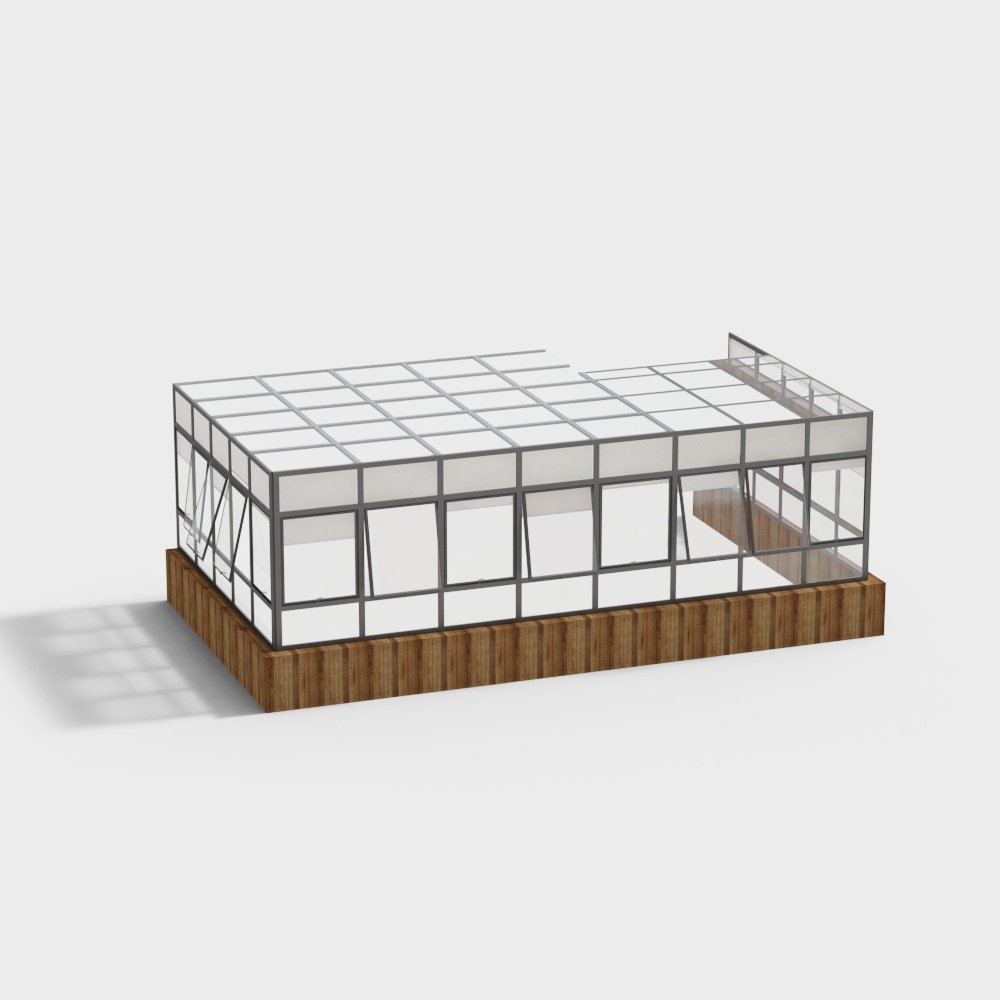 Modern Greenhouse 3D model