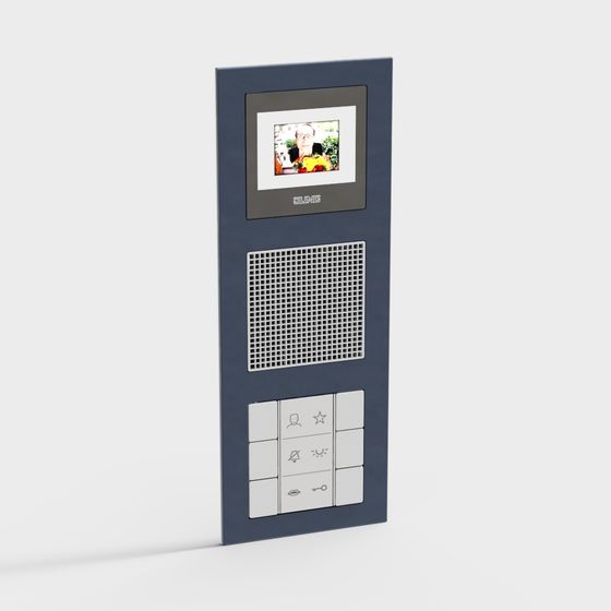 Smart Doorbell 3D model with Unique Design