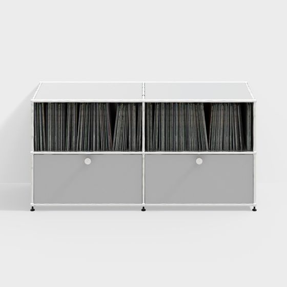 Urban Storage Unit 3D model for Modern Interiors