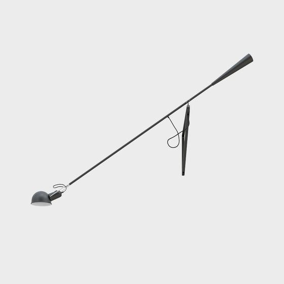 Elegant Low-Poly Wall Lamp 3D model