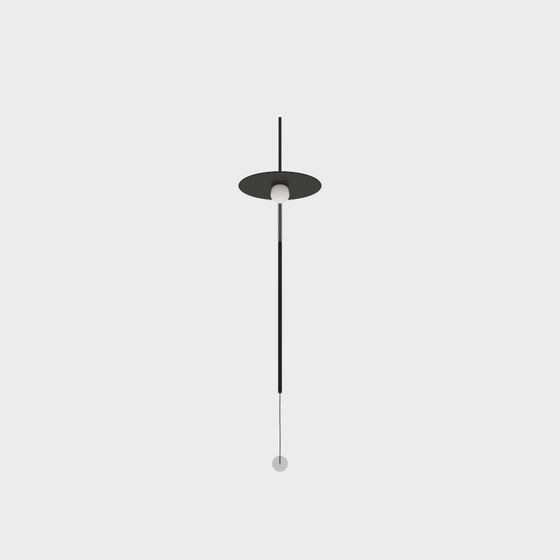 Stylish Suspension Lamp 3D model for Modern Spaces