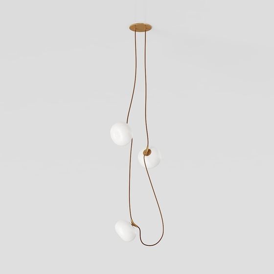 Elegant Modern Pendant Light 3D model