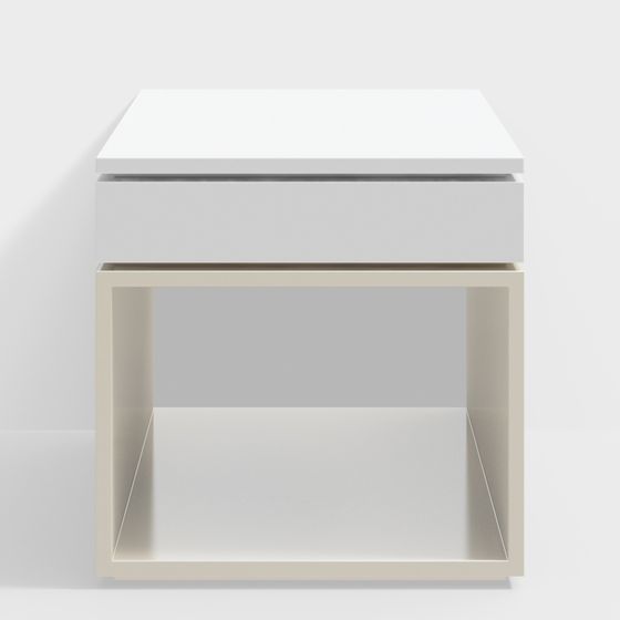 Mesa de noche de dormitorio de estilo europeo simple