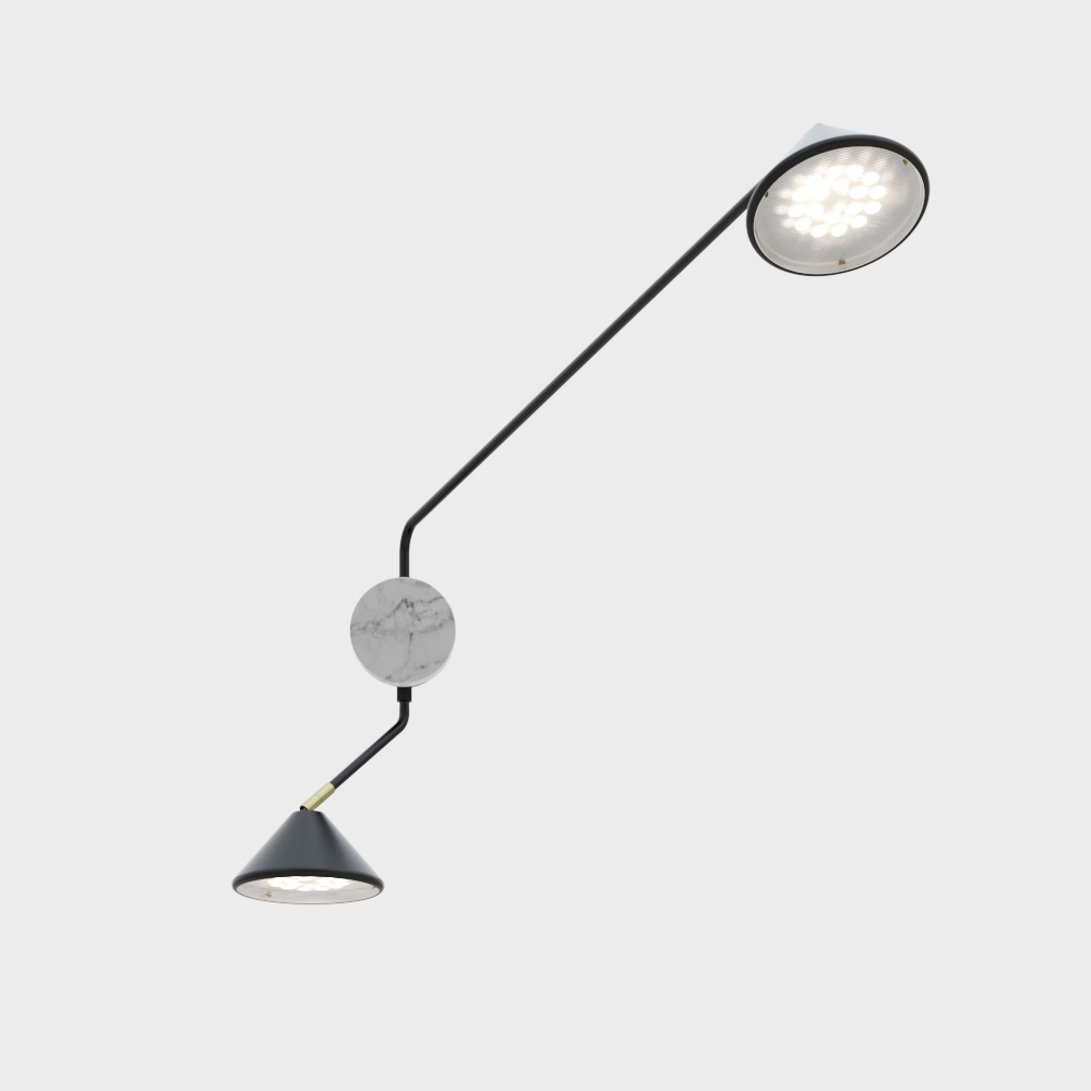 Modern Art-inspired 3D Lamp Design